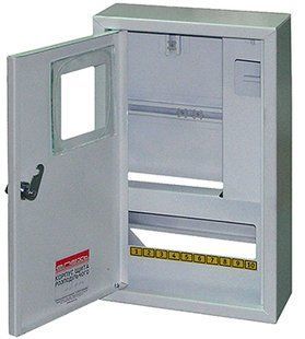 Корпус e.mbox.stand.n.f1.10.z металевий, під 1-ф. лічильник, 10 мод., навісний, з замком E.NEXT (s0100015) s0100015 фото