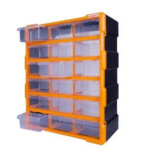 Органайзер пластиковий, e.toolbox.pro.24, 24" 18-секційний 381х157х475мм E.NEXT (t011024) t011024 фото