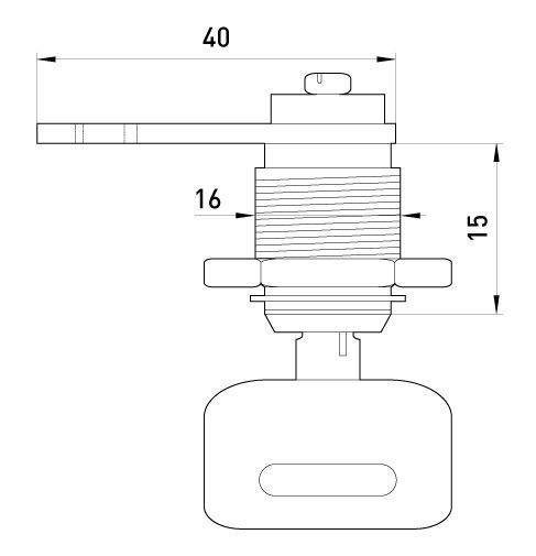Замок e.lock.stand для шаф металевих E.NEXT (s053001) s053001 фото