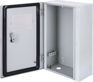 Бокс монтажний навісний БМ-40(стекло)+П (250х400х140) IP54 E.NEXT (БМ-40(стекло)+П) БМ-40(стекло)+П фото