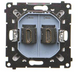 Розетка SIMON55 подвійна HDMI світло-сірий мат (TGHDMI2.01/114) TGHDMI2.01/114 фото 2