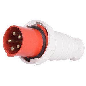 Силова вилка переносна e.plug.pro.5.63, 5п. IP 67, 380В, 63А (035) Enext p011009 фото