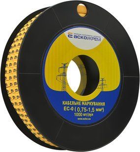 Маркування EC-0 0,75-1,5 кв.мм2 "6" АСКО-УКРЕМ (A0150080036) A0150080036 фото