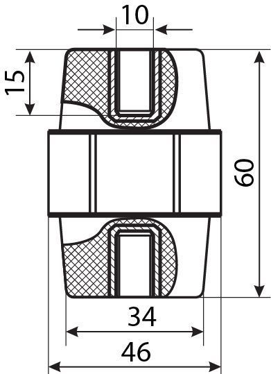 Ізолятор-тримач SM60 АСКО-УКРЕМ (A0150100008) A0150100008 фото