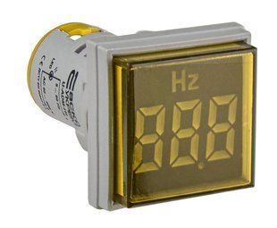 Світлосигнальна арматура з індикатором частоти серії U-ADM-Hz ᴓ22мм, квадратна, жовта АСКО-УКРЕМ (A0190010150) A0190010150 фото
