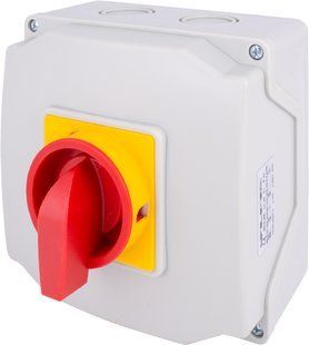 Пакетний перемикач LK40/2.211-ОК/45 в корпусі (під пломбування), 3p, 0-1, 40А, IP44 E.NEXT (8618-200) 8618-200 фото