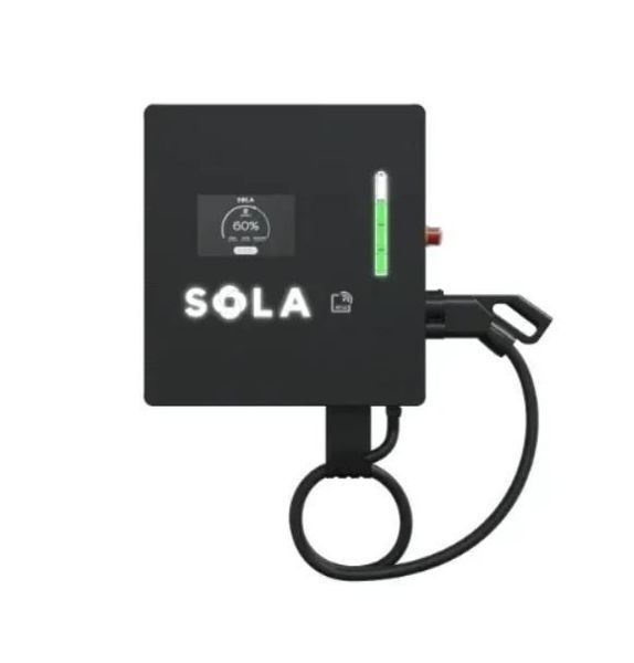 Зарядна станція Wall-E Box 30 кВт DC 80А з роз'ємом CCS Combo 2 кабель 5м SOLA SOLA-DC-30-W1-CCS_80-KID10 фото