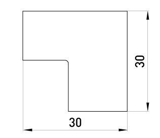 Внутрішній кут e.trunking.blend.in.stand.40.16 для короба 40х16мм E.NEXT (s4033005) s4033005 фото