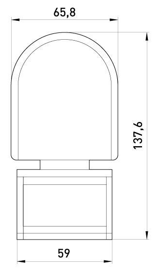 Датчик руху інфрачервоний e.sensor.pir.10F.white(білий), 180&deg;, IP44 E.NEXT (s061004) s061004 фото