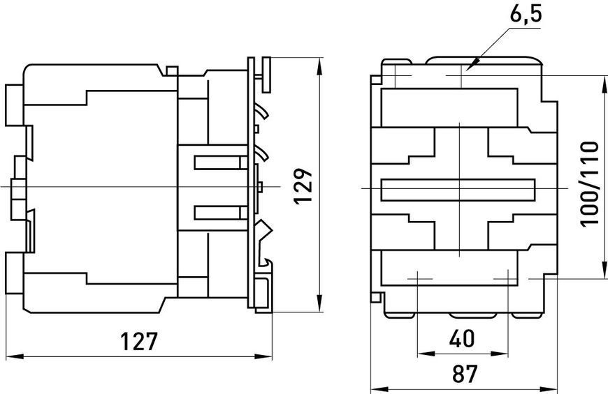 Контактор e.pro.ukc.4.80.110.1NO+1NC 80А, 110В, 1NO+1NC (p009172) p009172 фото