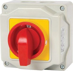 Пакетний перемикач LK63/4.322-ОК/45 в корпусі (під пломбування), 0-1-2, 63А, IP44 E.NEXT (8828-200) 8828-200 фото