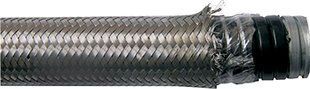 Металорукав e.met.sleeve.stand.proof.braid.25 ізольований, в металевій оплітці (50м) E.NEXT (s050004) s050004 фото