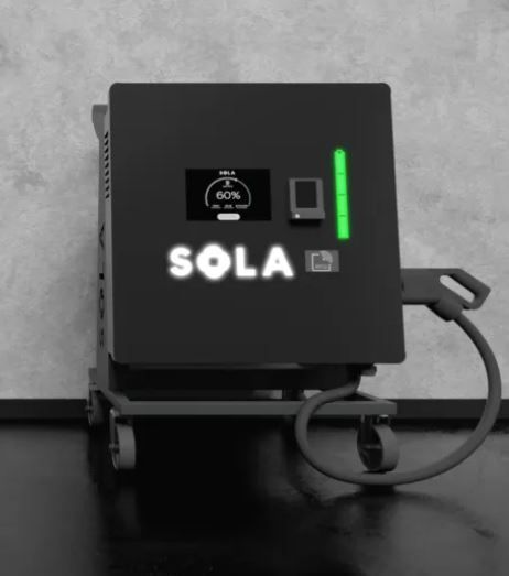 Зарядна станція Wall-E Box DUO 60 кВт DC 200А з роз'ємом CCS Combo 2 + CCS Combo 2 кабель 5м SOLA Wall-E 2xCCS2 60 DUO фото