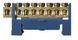 BC-508 6х9 8 отв. Нульова шина з ізолятором на Din-рейку АСКО-УКРЕМ (A0150120033) A0150120033 фото 1