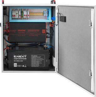 Шафа безперебійного живлення e.ups.mbox.3000/2400, 3000Вт, 2400Вт*год, IP44 E.NEXT (s0104004) s0104004 фото