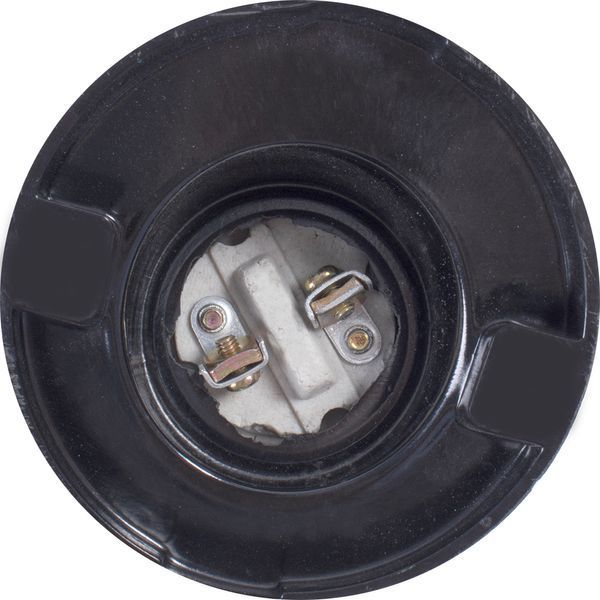 Патрон бакелітовий e.lamp socket wall skew side.E27.bk.black, настінний, Е27, зміщений, чорний E.NEXT (s9100018) s9100018 фото