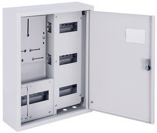 Корпус обліку металевий e.mbox.pro.n.f3.27 IP31 навісний під 3ф лічильник, 27 модулів E.NEXT (p0100223) p0100223 фото