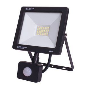 Прожектор світлодіодний з датчиком руху e.LED.flood.stand.sensor.30.6000, 30Вт, 6000К E.NEXT (l0790008) l0790008 фото