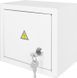 Корпус e.mbox.stand.n.06.z металевий, під 6 мод., навісний, з замком E.NEXT (s0100019) s0100019 фото 1