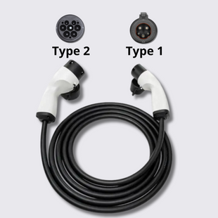 Кабель для заряджання однофазний 230В 32A Type 2 - Type 1 Wissenergy MS008 фото