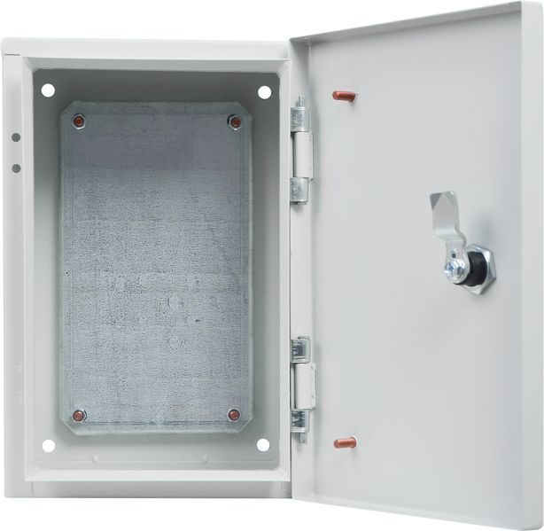 Корпус з монтажною панеллю металевий 30*20*15, IP31, серії UBox АСКО-УКРЕМ (A0260020001) A0260020001 фото