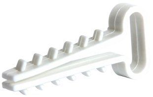 Дюбель - ялинка 10 mm для плоского проводу e.metiz.dowel.flat.fir.10, 100 шт. E.NEXT (m0080015) m0080015 фото