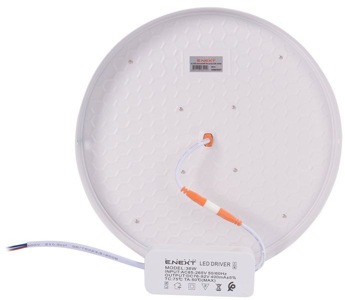 Світильник світлодіодний накладний e.LED.stand.MP.Round.S.36.4500 коло 36Вт 4500К 3240Лм E.NEXT (l0861007) l0861007 фото
