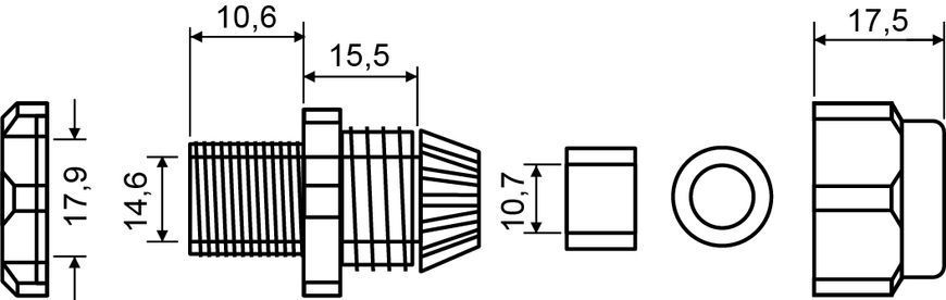 Сальник PG11 АСКО-УКРЕМ (A0150050003) A0150050003 фото