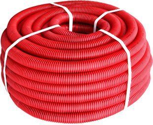 Труба гофрована важка (750Н) e.g.tube.pro.14.20 (50м).red,червона E.NEXT (s028065) s028065 фото