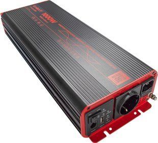 Інвертор з функцією зарядки e.inv.pro.1000 12/220В 1000Вт, чистий синус E.NEXT (s073002) s073002 фото
