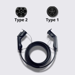 Кабель для заряджання 1Ф 32A 230В Type 2 - Type 1 Besen Type2-Type1 Cable фото