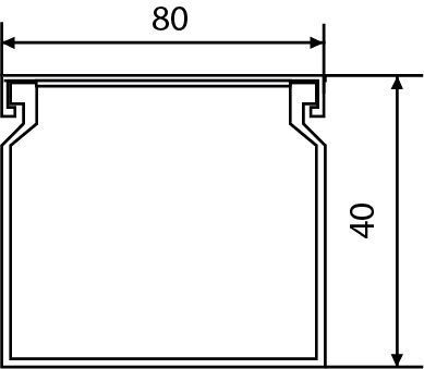 Короб 80*40/2000мм АСКО-УКРЕМ (A0070010009) A0070010009 фото