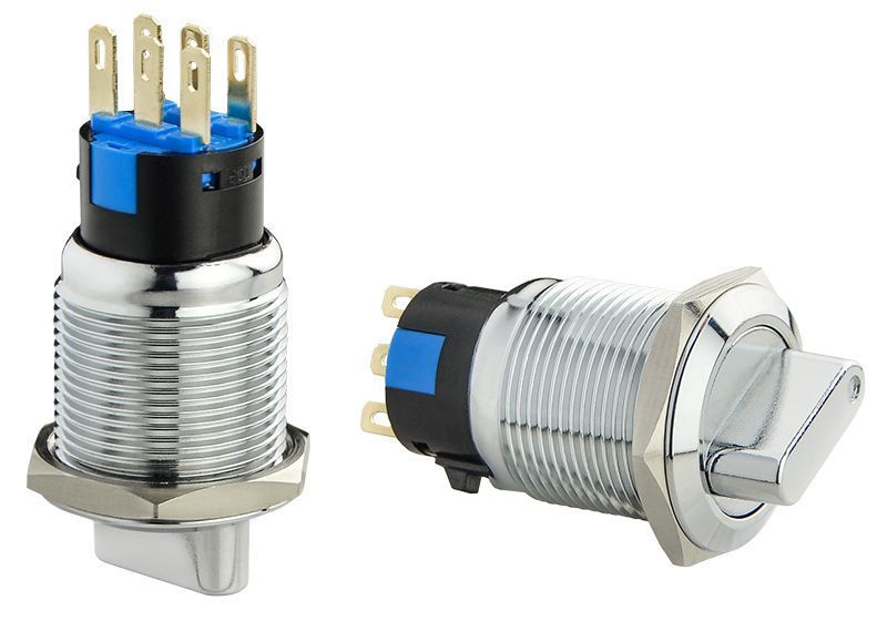 TY 19C-X11/3 Кнопка металева поворотна 3-и поз 2NO+2NC. АСКО-УКРЕМ (A0140010217) A0140010217 фото