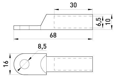 Мідний кабельний наконечник e.end.stand.dt.16 (s039002) s039002 фото