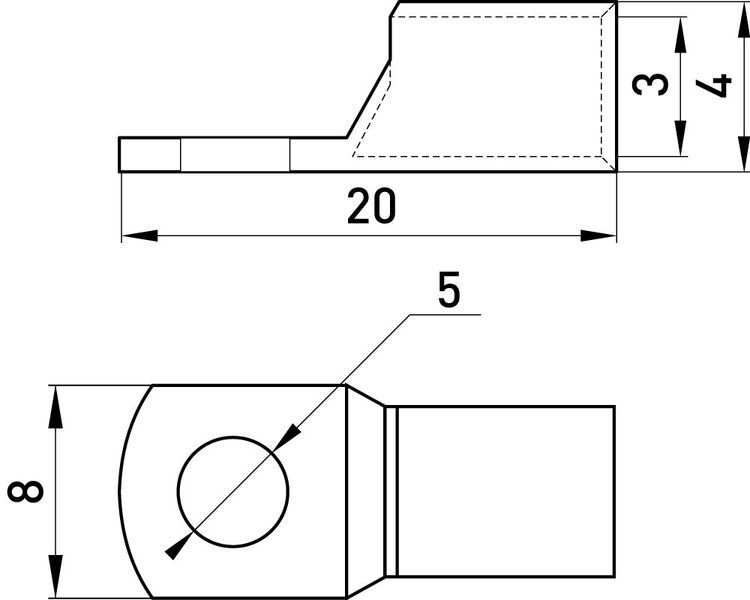 Мідний кабельний наконечник е.end.stand.sc.2.5 (s040013) s040013 фото