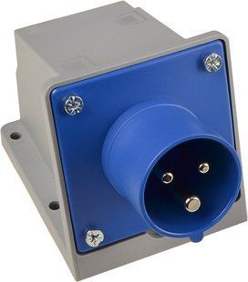 Вилка стаціонарна серії UСombi 3P 16A IP 44 (A0080010135) A0080010135 фото