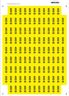 Наліпки "Знак "400 В" жовтий 45х22" АСКО-УКРЕМ (SES030192) SES030192 фото