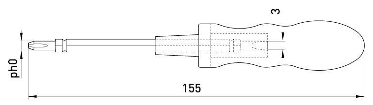 Індикатор-викрутка e.tool.test07 190х4,5хph1 прямий+хрестовий АС100-500В E.NEXT (t001107) t001107 фото