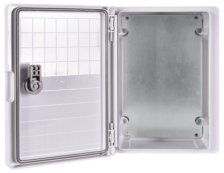 Корпус удароміцний з АБС-пластика e.plbox.210.280.130.blank, 210х280х130мм, IP65 E.NEXT (CP5001) CP5001 фото