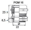 Сальник металевий PGM 16 АСКО-УКРЕМ (A0150050034) A0150050034 фото