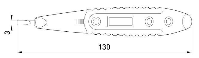 Індикатор-тестер e.tool.test10 130х3 прямий шліц АС/DC12-250В E.NEXT (t001110) t001110 фото