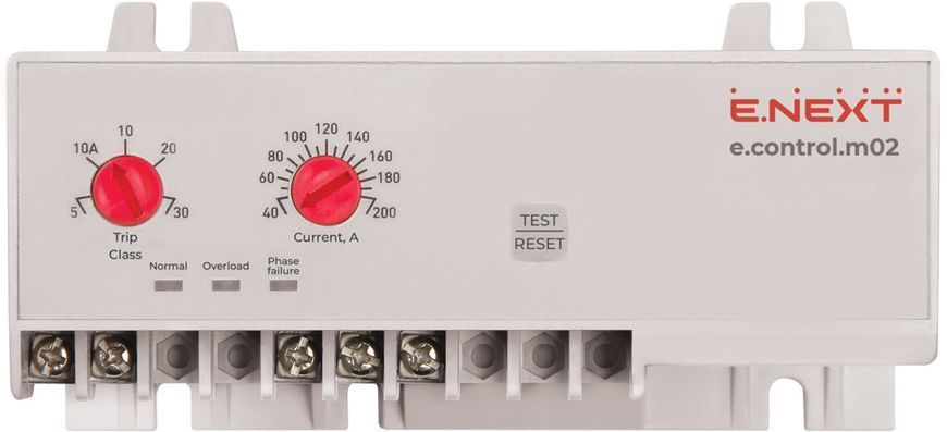 Реле захисту двигуна e.control.m02, 40-200А E.NEXT (p0690002) p0690002 фото