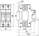 Утримувач запобіжника на DIN-рейку e.fuse.gpv.1038.h2, gPV, під запобіжник 10х38, 2р, 32А (i0300008) i0300008 фото 7