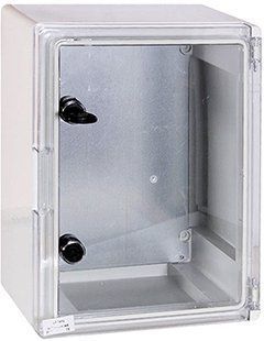 Корпус удароміцний з АБС-пластика e.plbox.300.400.165.tr, 300х400х165мм, IP65 з прозорими дверцятами E.NEXT (CP5013) CP5013 фото