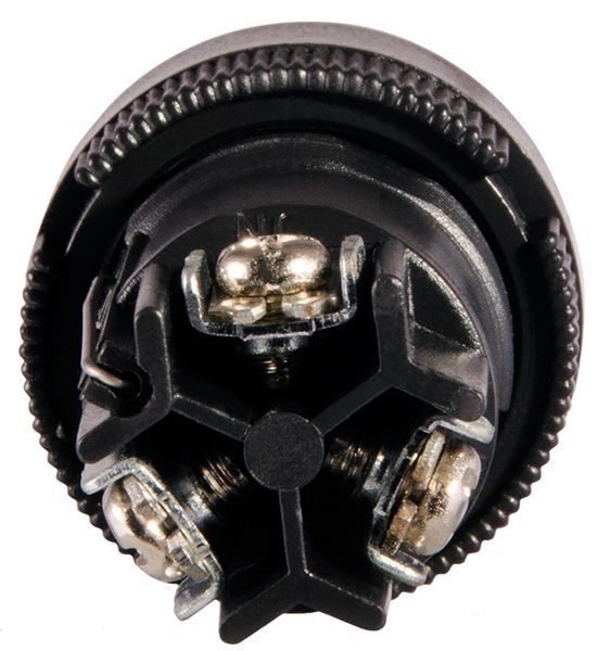 XB2-EH125 Кнопка "Старт" чорна з фіксацією (NO+NC) АСКО-УКРЕМ (A0140010040) A0140010040 фото