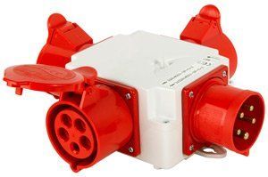 Монтажний набір-розгалужувач 32A 3P+N+PE 400V/ 3x32A 3P+N+PE 400V E.NEXT (407-032) 407-032 фото