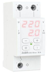 Реле напруги з контролем струму ZUBR CV2-32 red 4820120222689 фото