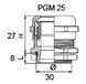 Сальник металевий PGM 25 АСКО-УКРЕМ (A0150050037) A0150050037 фото 4