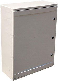 Корпус удароміцний з АБС-пластика e.plbox.350.500.195.45m.blank, 350х500х195мм, IP65 з панеллю під 45 модулів E.NEXT (CP5107) CP5107 фото