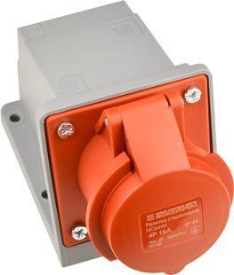 Розетка стаціонарна серії UСombi 4P 16A IP 44 (A0080010146) A0080010146 фото